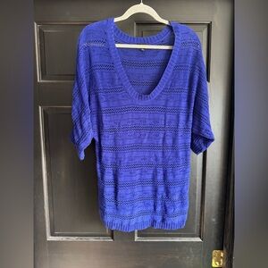 Torrid Vibrant Blue Knit Sweater